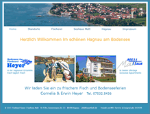 Tablet Screenshot of heyerfisch.de